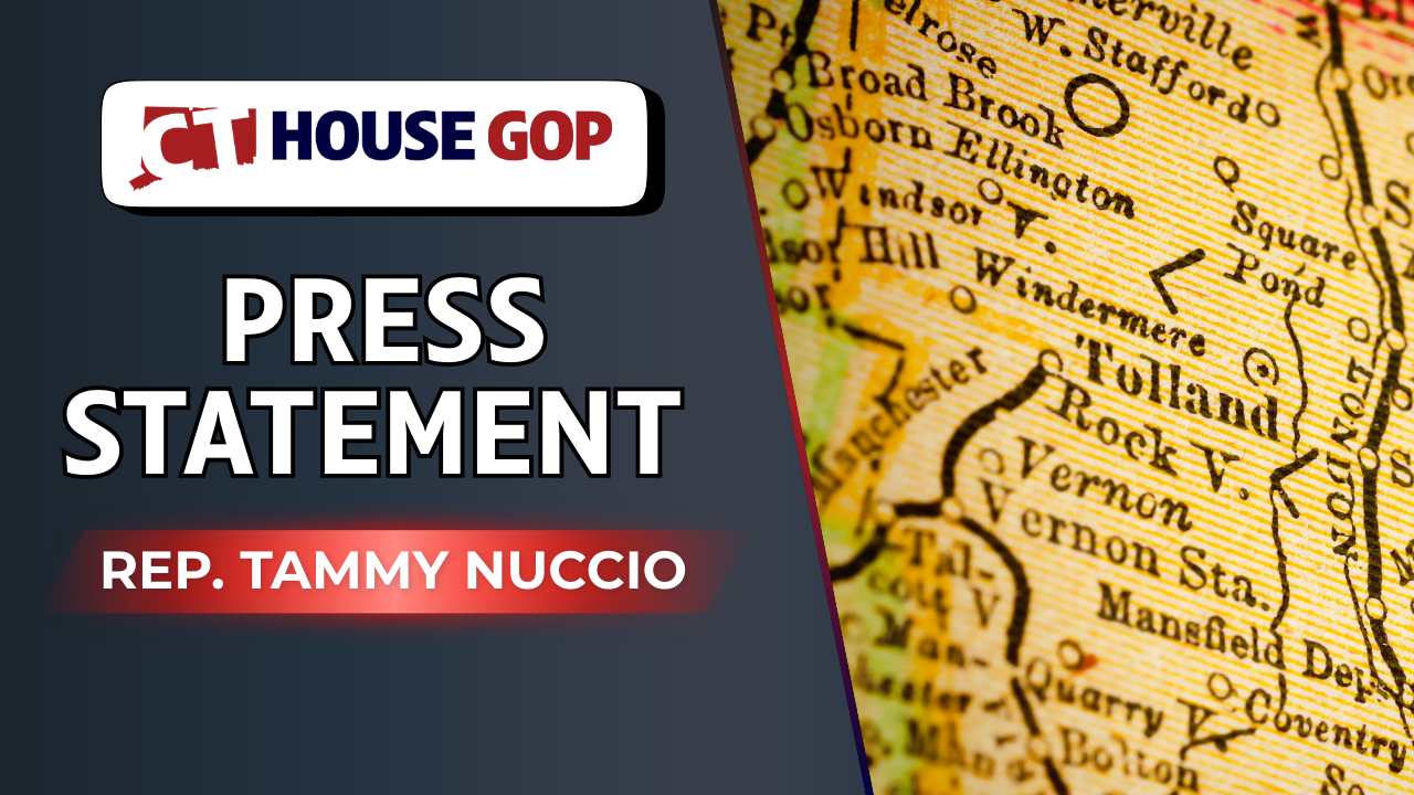Rep. Nuccio, Tolland Legislative Delegation Issue Response to Judicial Branch Decision Regarding Juvenile Detention Facility